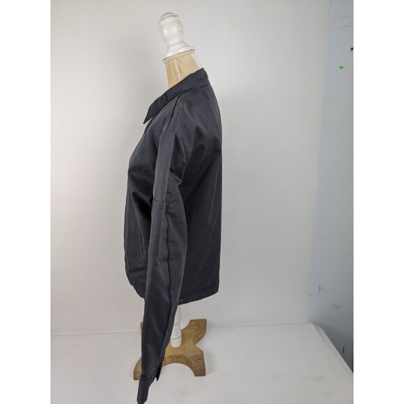 Red Kap Grey Workwear Jacket Mens Size Large Cotton Blend Uniform Work - Picture 2 of 10